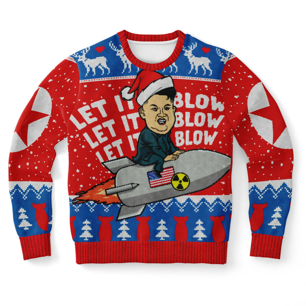 Let it Blow Fashion Ugly Sweatshirt AOP - Christmas Gift