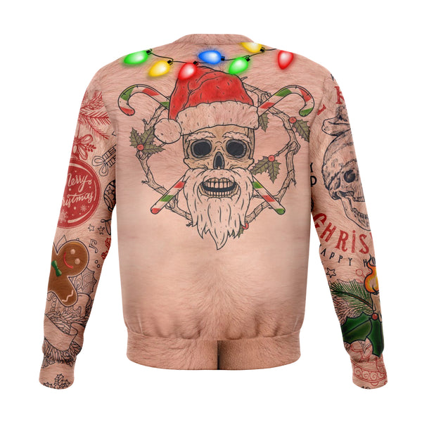 Funny Topless Athletic Ugly Sweatshirt Xmas AOP - Christmas Gift