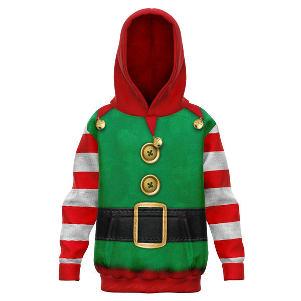 Elf Ugly Xmas Design - Fashion Kids Hoodie