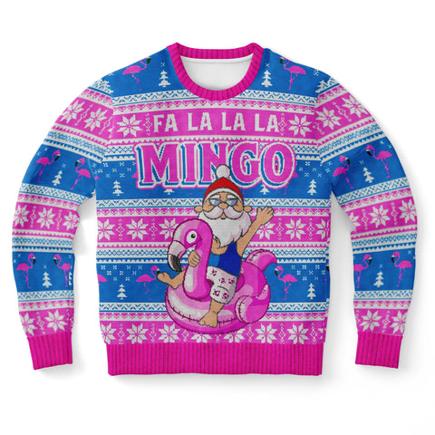 Fa La La La Mingo Fashion Ugly Sweatshirt AOP - Christmas Gift