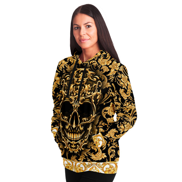 Baroque Skull Fashion Hoodie AOP - Christmas Gift for Men and Women