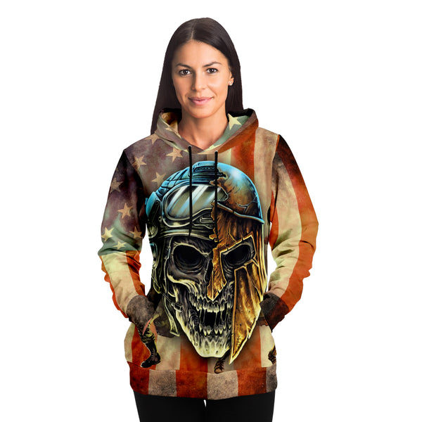 Spartan Warrior Soldier Funny Athletic Hoodie 3D AOP - Christmas Gift for Men and Women