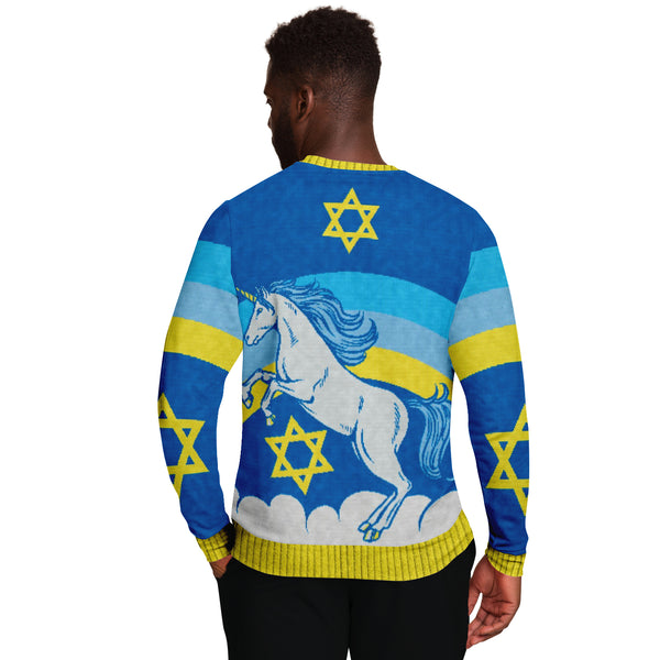Jewnicorn Fashion Ugly Sweatshirt AOP - Christmas Gift