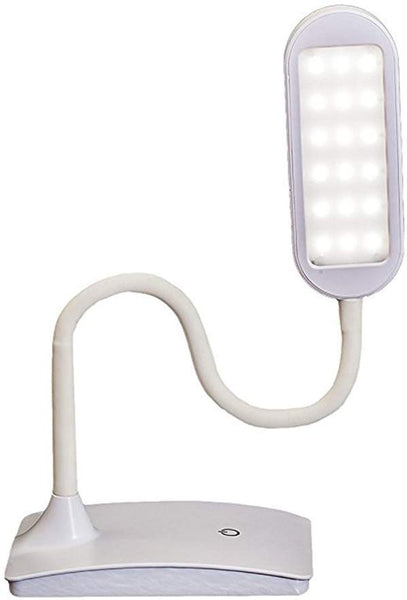 TW Lighting IVY-40WT IVY LED Desk Lamp with USB Port, 3-Way Touch Switch, White