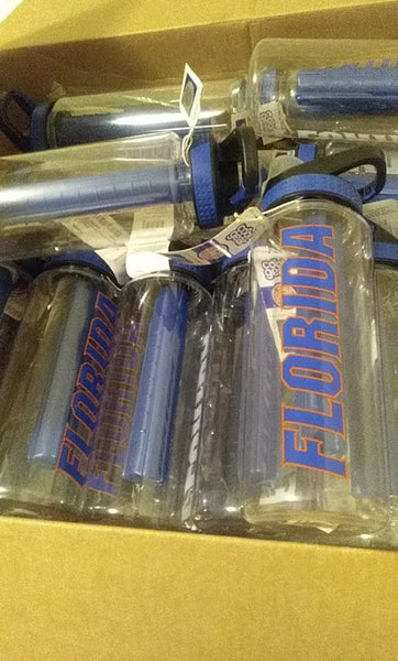 Cool gear water bottles Florida Gators Bottle, Freeze Tritan, 32-oz,Blue/Orange
