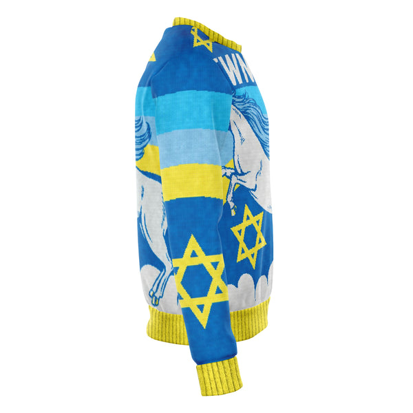 Jewnicorn Fashion Ugly Sweatshirt AOP - Christmas Gift