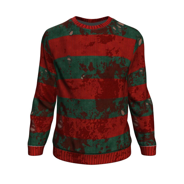 Freddy Halloween Inspired Sweatshirt Horror Fancy Dress Costume Sweet Dreams Nightmare