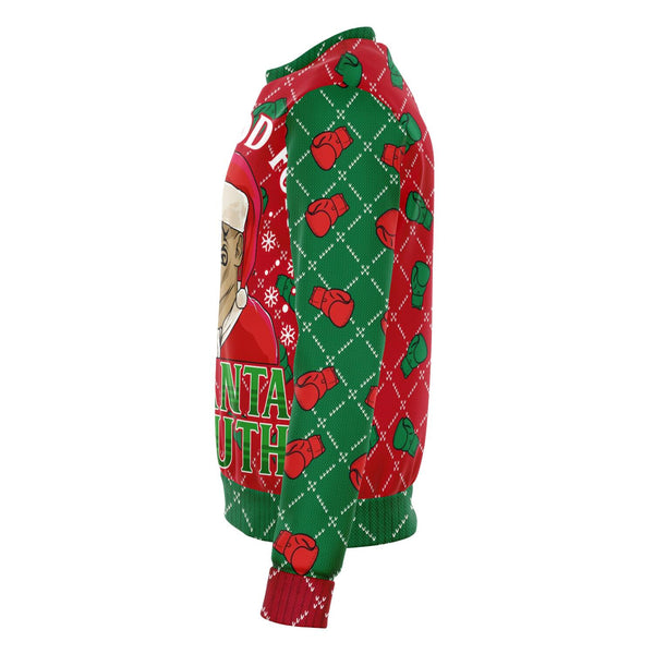 THANTA CLAUTH  Mike Tyson Merry Christmas Funny Sweater - Ugly Xmas