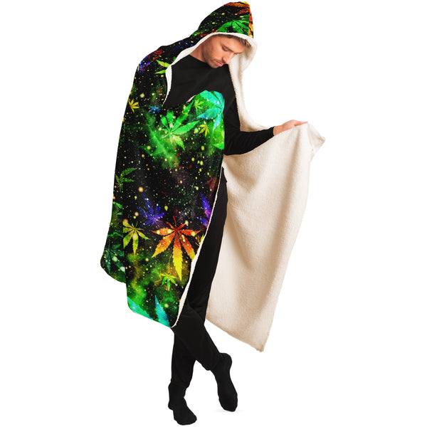 Cannabeast Hooded Blanket AOP - Christmas Gift for Men and Women