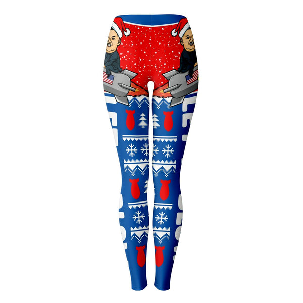 LET IT BLOW premium leggings for christmas-Ugly Xmas Gift