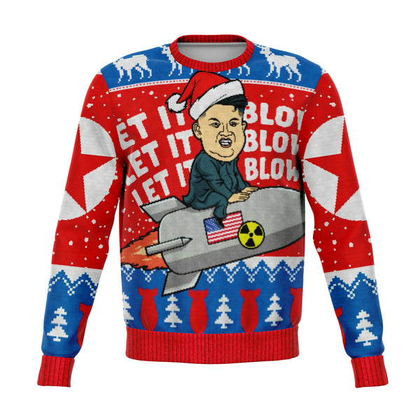 Let it Blow Fashion Ugly Sweatshirt AOP - Christmas Gift