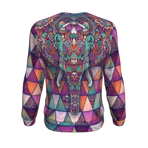 Mandala Elephant AOP Sweatshirt  Tatto Design - Christmas/Halloween Gift