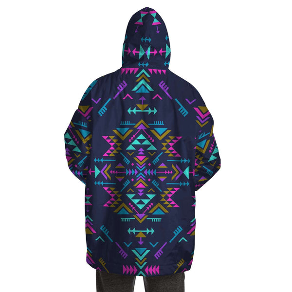 Native American Colors Snug Hoodie AOP - Christmas/Halloween Gift