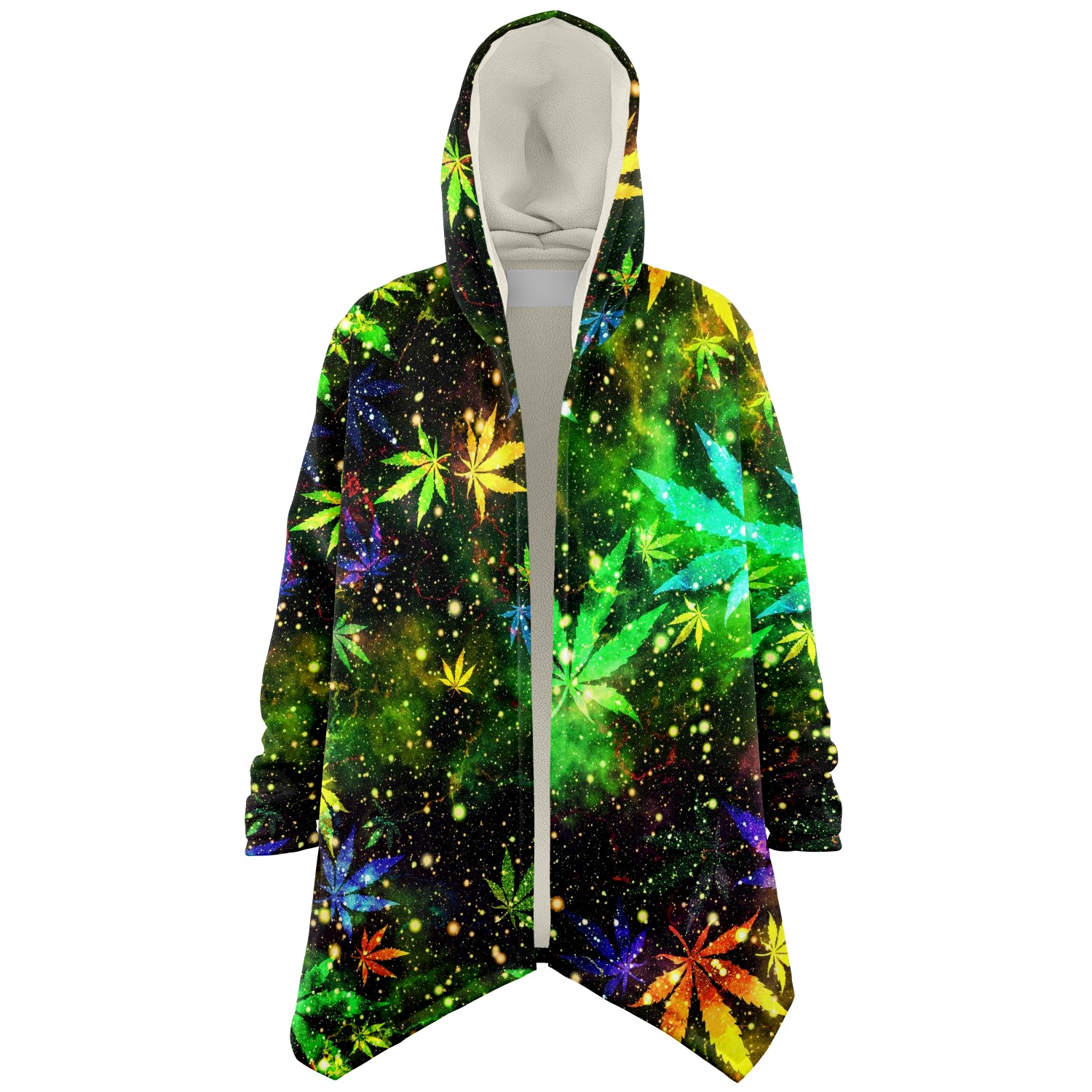 Cannabeast Microfleece Cloak 3D AOP - Christmas Gift for Men and Women