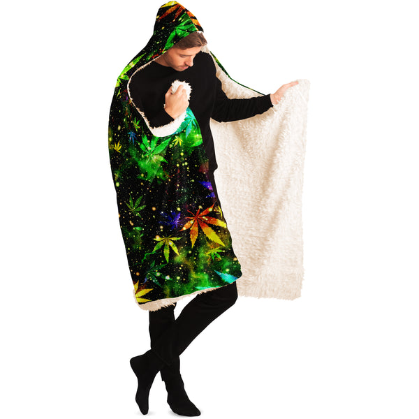 Cannabeast Hooded Blanket AOP - Christmas Gift for Men and Women