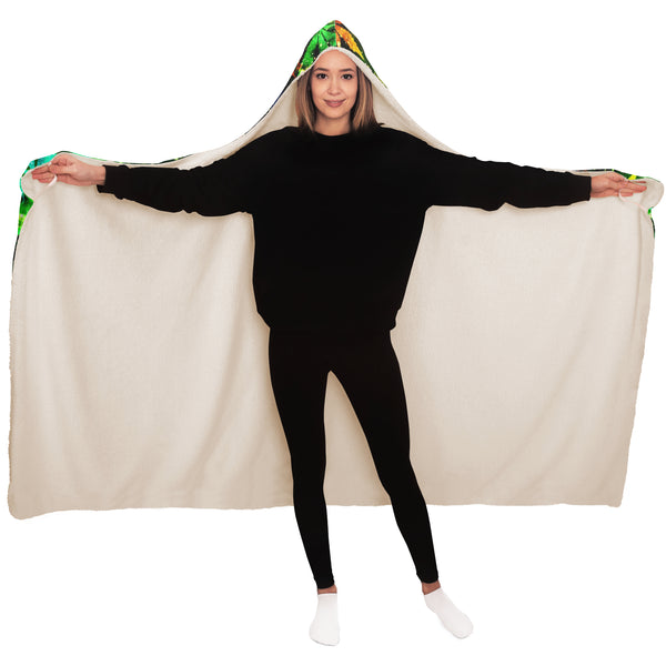 Cannabeast Hooded Blanket AOP - Christmas Gift for Men and Women