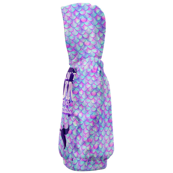 I'm a Mermaid I Can't RUN Xmas Design - Fashion Kids Hoodie