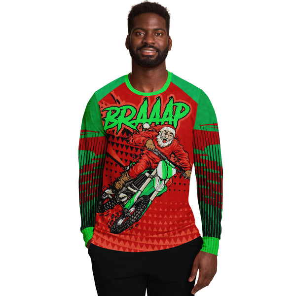 BRAAAP Athletic Ugly Sweatshirt AOP - Christmas Gift