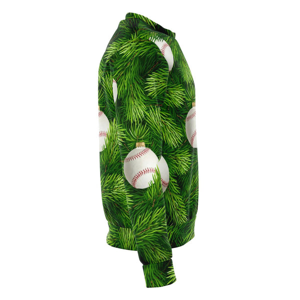 Baseball Tree Ugly Christmas Design Fashion Sweatshirt Xmas Gift