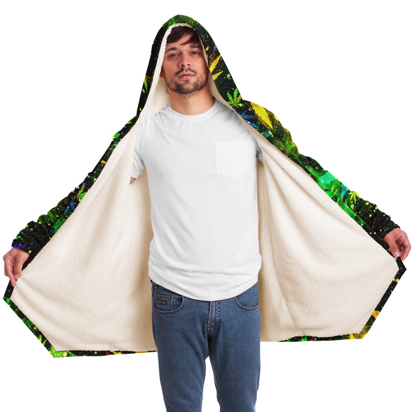 Cannabeast Microfleece Cloak 3D AOP - Christmas Gift for Men and Women