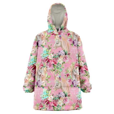 Watercolor Unicorn Snug Hoodie AOP - Christmas/Halloween Gift