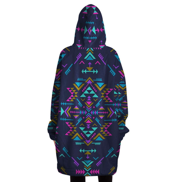 Native American Colors Snug Hoodie AOP - Christmas/Halloween Gift