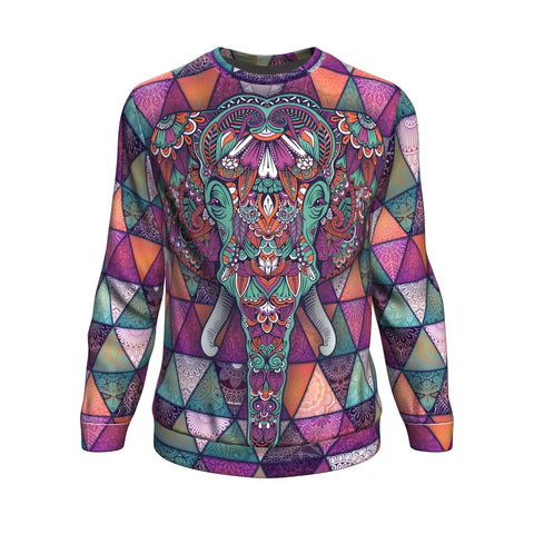 Mandala Elephant AOP Sweatshirt  Tatto Design - Christmas/Halloween Gift