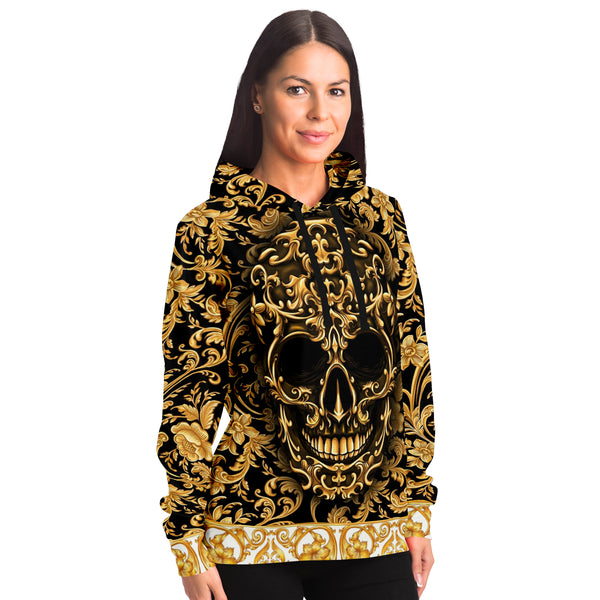 Baroque Skull Fashion Hoodie AOP - Christmas Gift for Men and Women