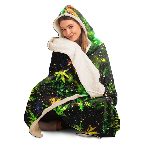 Cannabeast Hooded Blanket AOP - Christmas Gift for Men and Women