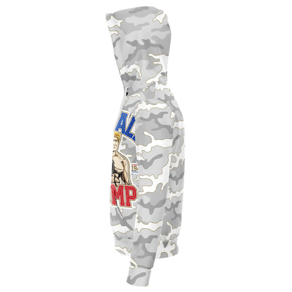 Donald Pump Funny USA Weight Lifting Mens Political Offensive Hoodie AOP - make america strong again hoodie