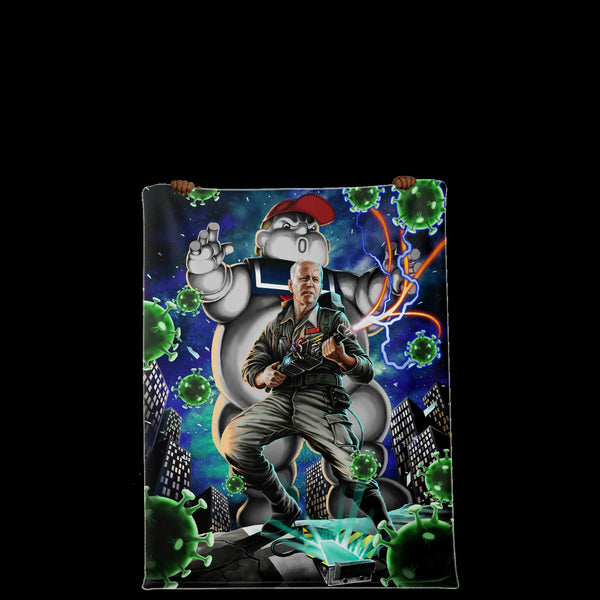 Bidenbuster Funny Premium Microfleece Blanket AOP - Christmas Gift