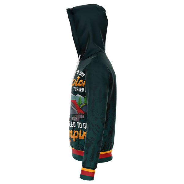 I Just Need To Go Camping Christmas Athletic Hoodie