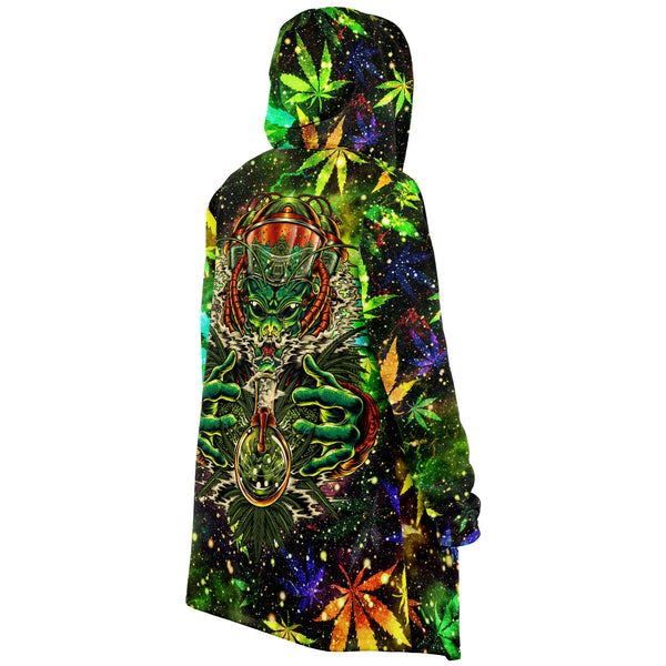 Cannabeast Microfleece Cloak 3D AOP - Christmas Gift for Men and Women