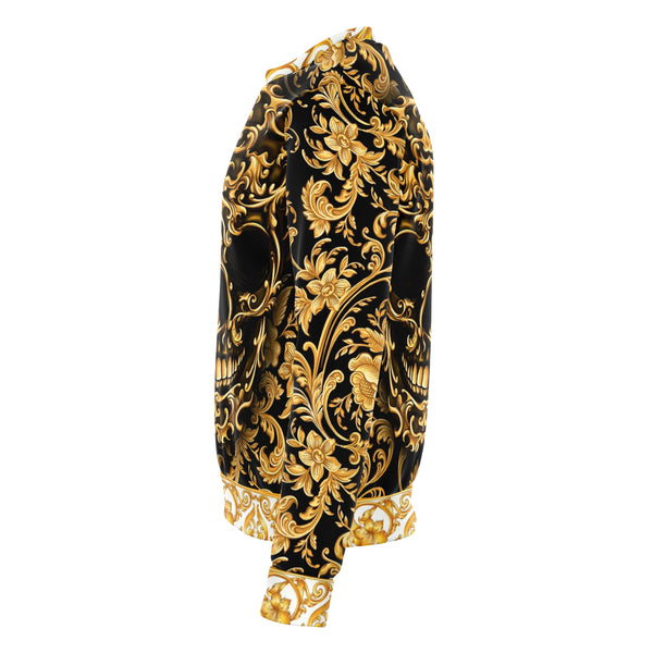Baroque Skull Athletic Sweatshirt AOP - Christmas Gift for Men and Women
